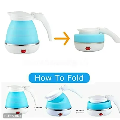 Travel Electric Portable Foldable Kettle Collapsible Silicon Tea Coffee_K24-thumb3