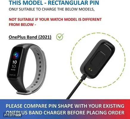 USB wired charging dongle compatible for OnePlus smart band watch 0.3 m Magnetic Charging Cable&nbsp;&nbsp;(Compatible with OnePlus SmartBand Watch, Black)-thumb4