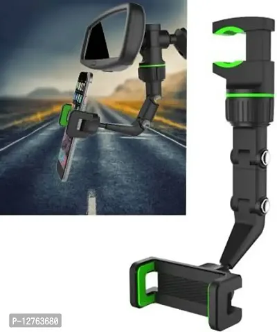 Adjustable Car Rearview Mirror Mount Stand Clip Multi-Function