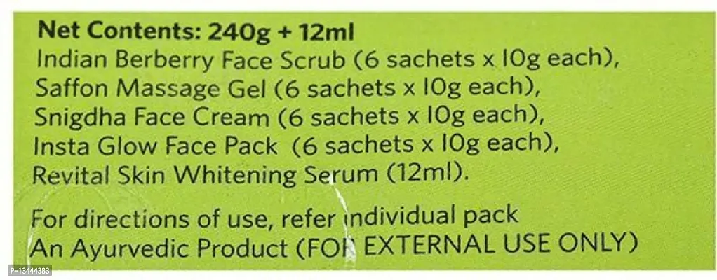 VLCC Professional Salon Series insta Glow Facial Kit Pack of 6 (6 x 41.67 g)-thumb3