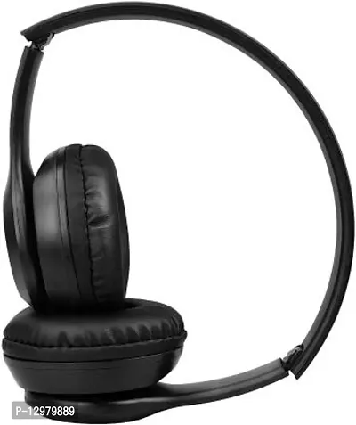 P47 HEADPHONE_NEW WIRELESS BLUETOOTH ON THE EAR BLACK HEADPHONE Bluetooth Headset&nbsp;&nbsp;(Black, On the Ear)-thumb2