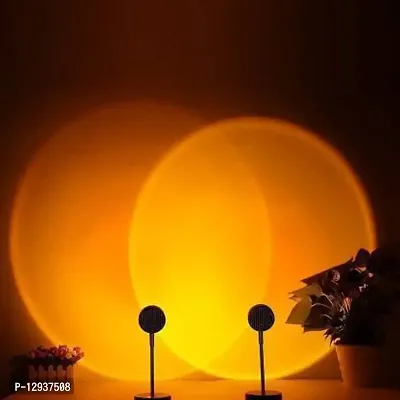 SUNSET LAMP||Sunset Lamp Projector Light 180 Degree Rotation Led Light-thumb3