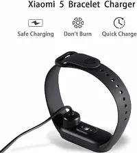 Cable Compatible with Xiaomi Mi Band 5 6 USB Charging for Mi Band 5/6 0.4 m Magnetic Charging Cable&nbsp;&nbsp;(Compatible with Mi Smart Band 5, Black, One Cable)-thumb2