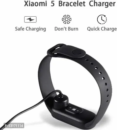 Cable Compatible with Xiaomi Mi Band 5 6 USB Charging for Mi Band 5/6 0.4 m Magnetic Charging Cable&nbsp;&nbsp;(Compatible with Mi Smart Band 5, Black, One Cable)-thumb3