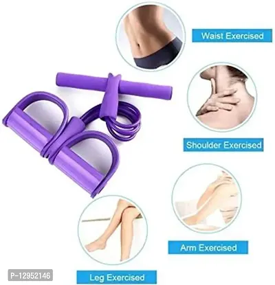 Pull Reducer Training Bands 4 Tubes Body Trimmer Ab Exerciser-thumb0
