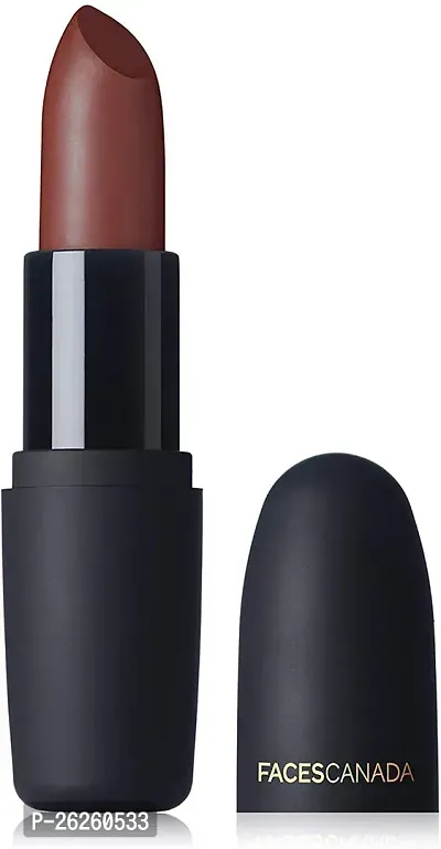 FACES CANADA Weightless Matte Finish Lipstick Forsake Beauty 01 (Brown, 4 g)