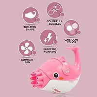 Dolphin Shape Electric Bubbles Gun for Toddlers Toys Gatling Bubble Machine_WG37-thumb2