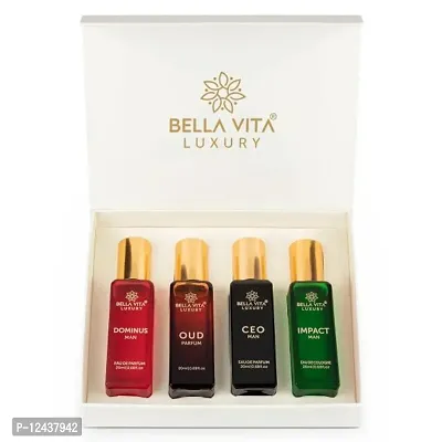 Luxury Perfumes Gift Set for Men - 4x20 ml