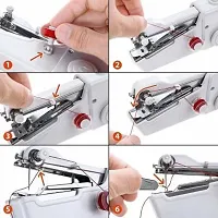 Cordless Mini Sewing Machine In Home Non Electric Hand Sewing Machine Stitch Portable Stitching Silai For Quick Repair Manual Sewing Machinenbsp;(Built-in Stitches 2)-thumb3