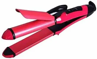 2 in 1 Hair Straightener NHC-2009 - Pink Hair Straightener&nbsp;&nbsp;(Multicolor)_N31-thumb3