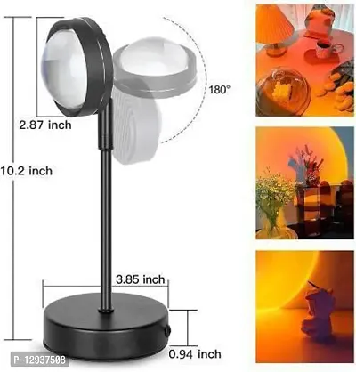 SUNSET LAMP||Sunset Lamp Projector Light 180 Degree Rotation Led Light-thumb0
