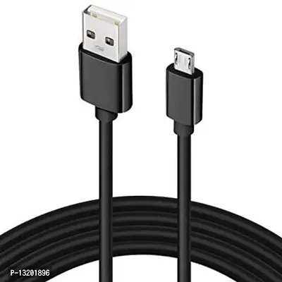 1.2 Mtr Micro USB Cable&nbsp;(Compatible with All Mobile, Black, One Cable)-thumb2