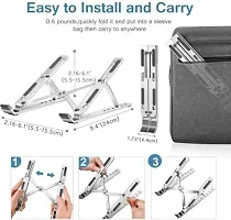 Aluminum Alloy Adjustable, Portable, Foldable, Ergonomic, Tablet Laptop Stand Laptop Stand-thumb3