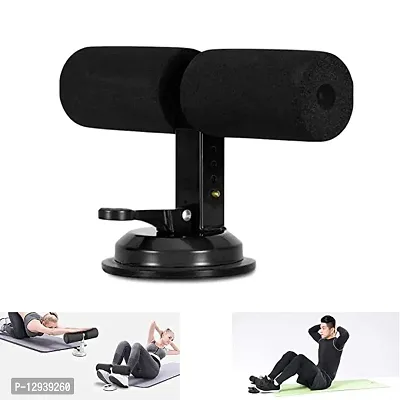Body Flow Sit-Up Bar With Foam Handle and Rubber Suction Seat Up