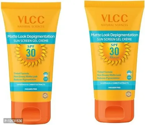 VLCC Matte Look Sunscreen(50) - SPF 30 PA+++&nbsp;&nbsp;(100 g) - Pack of 2