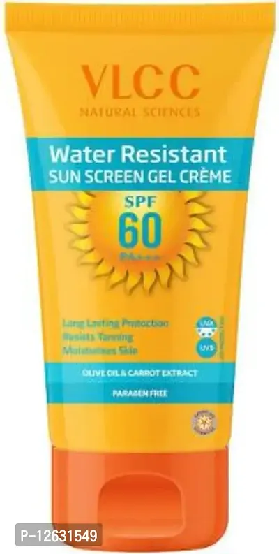 VLCC Water Resistant Spf60 Sunscreen Gel Cream - 100 gm . - SPF 3 PA+++&nbsp;&nbsp;(100 g)-thumb0