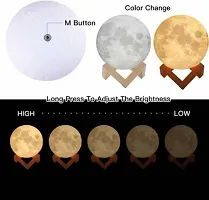 3D Moon Lamp India/Moon Shaped Lamp/LED Night Lamp&nbsp;&nbsp;(9 cm, White)-thumb2