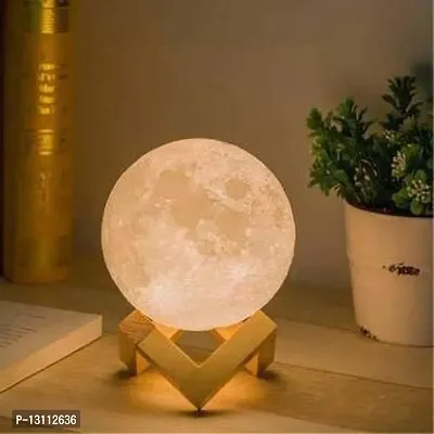 3D Moon Lamp Led Night Light ML98 Night Lamp&nbsp;&nbsp;(15 cm, Multicolor)-thumb0