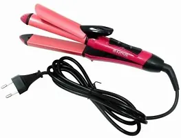 2 in 1 Hair Styler- Hair Curler  Straightener women Hair Styler_N58-thumb1