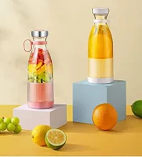 Portable and Electric Blender Bottle Juicer for Shakes and Smoothies, Mini Juicer Wireless Bottle for Traveling.-thumb1