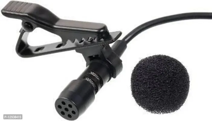 Mic Mobile Collar Mic Clip Microphone For , Voice Recording For Youtube | Collar Mike for Voice Recording Microphone-thumb0