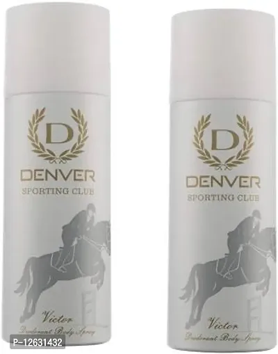 Denver SPORTING CLUB VICTOR DEODORANT BODY SPRAY 165ML [PACK OF 2 ] 330ML Body Spray - For Men  Women&nbsp;&nbsp;(330 ml, Pack of 2)