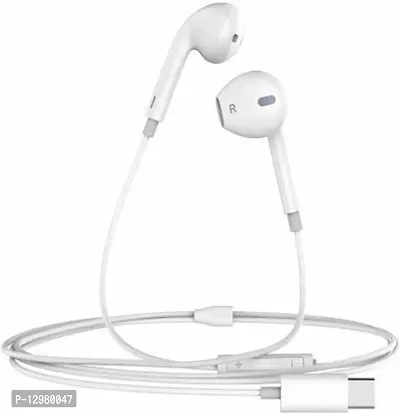 Wired in-Ear Bass with Mic, Sports Headset Wired Headset&nbsp;&nbsp;(White, In the Ear)