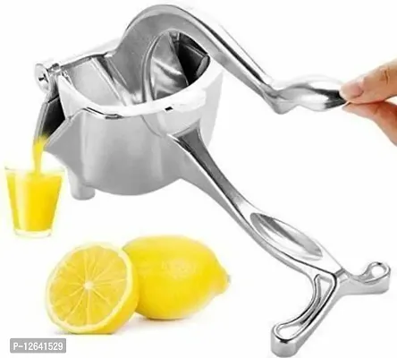 Aluminium Hand Juicer Aluminium Manual Instant Fruit Hand Juicer For Orange Lemon Lime Juice (Silver Pack of 1)-thumb4