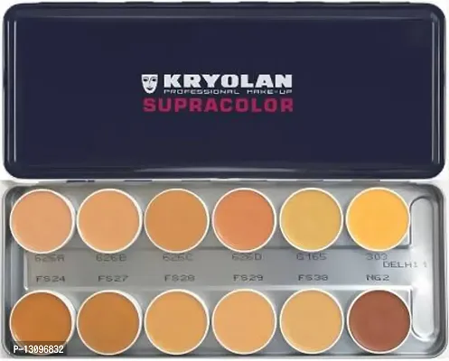 KRYOLAN SupraColor Foundation Palette 12 Color (Delhi-1) Foundation-thumb0