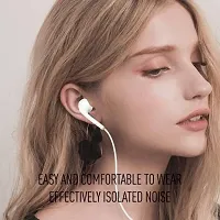 USB Type C earphones/ headphone TYPE C HANDFREE Wired Headset&nbsp;&nbsp;(White, In the Ear)-thumb3