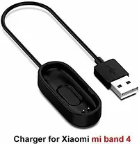 Charger for Fitness Band 0.125 m Power Sharing Cable (Compatible with MI 4 Fitness Band, One Cable 0.15 m Power Sharing Cable (Compatible with Xiaomi MI 4 Fitness Band, Black) 0.125 m Power Sharing Cable-thumb1