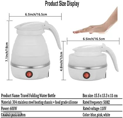 Foldable Electric Kettle, Travel Portable Kettle Foldable Silicone_K66