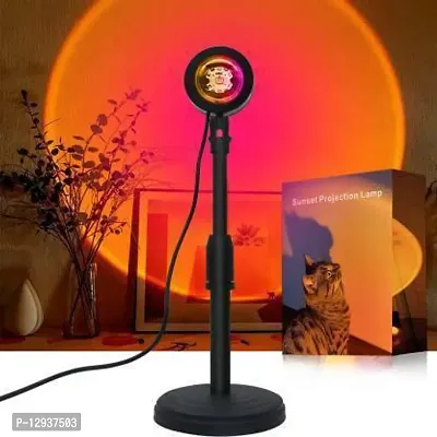 Sunset Projection Atmosphere Sunset Lamp with USB Cable for Room Decor-thumb0