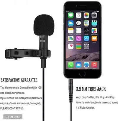 Quality 3.5mm Clip Microphone | Collar Mike for Voice Recording | Mic Mobile, PC, Laptop, Android Smartphones-thumb3