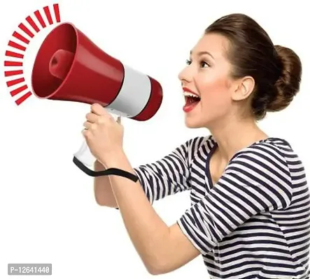 Music with Battery and Charger Megaphone Speaker PA Bullhorn Indoor, Outdoor Handheld Megaphone for Announcement with Recorder 30 W Bluetooth Speaker Indoor, Outdoor PA System&nbsp;&nbsp;(50 W)_MP111-MegaPhone31-thumb3