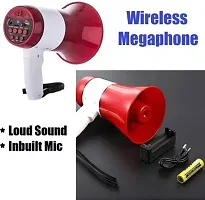 Wireless Bluetooth Megaphone Speaker/ Bullhorn Siren For Announcement With Recorder, USB And Memory card input. Talk, Record, Play Indoor, Outdoor PA System&nbsp;&nbsp;(50 W)_MP105-MegaPhone25-thumb2