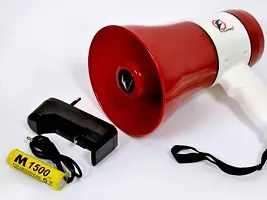 Speaker 30 Watts Handheld Megaphone with Recorder; Talk Record Play Siren Music and Tour Guide Megaphone Loud Speaker Trumpets Recording Speaker Horn with USB  SD Card Port for Announcing FP-556 BT Outdoor PA System&nbsp;&nbsp;(30 W)_MP103-MegaPhone23-thumb1