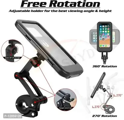 Bike Mobile Holder&nbsp;&nbsp;(Black),  - Waterproof Mobile Phone Holder Case with Touch Screen-thumb4