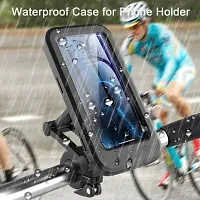 Bike Mobile Holder&nbsp;&nbsp;(Black)  - Waterproof Mobile Phone Holder Case with Touch Screen-thumb2