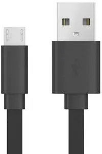 1.2 Mtr Micro USB Cable&nbsp;(Compatible with All Mobile, Black, One Cable)-thumb2