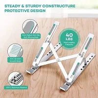 Laptop Stand Adjustable Computer Stand Ergonomic Portable Tablet Stand(Aluminum) Laptop Stand Adjustable Stand-thumb2