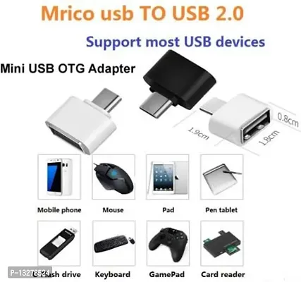 Micro USB OTG Adapter&nbsp;(Pack of 1) - Comaptible with Joystick, PenDrive, Keyboard-119-thumb4
