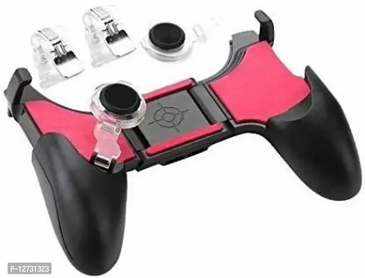 5 in 1 Latest Upgraded Gamepad for Mobile Phones for Pubg, Battleground, Freefire (Black, For Android, iOS)-thumb0