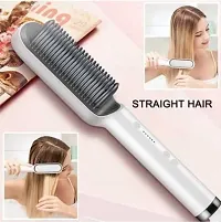 Anti-Scald, Perfect for Professional Salon at Home Hair Style Hair Straightening Iron with Comb, Fast Heating, Hair Straightener Brush Hair Straightener Brush&nbsp;-thumb2