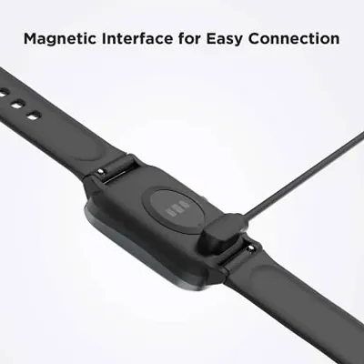 2 Pin Magnetic Charging Cable for W26 Smart Watch, Support All 2 Pin Watch 0.5 m Magnetic Charging Cable&nbsp;&nbsp;(Compatible with W26 smart watch, W26+ smart watch, Black)