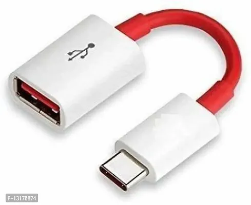 High Quality USB Type C OTG Adapter&nbsp;(Pack of 1) - For Data Transfer / USB Expand (Type C OTG Mini Cable)-thumb0