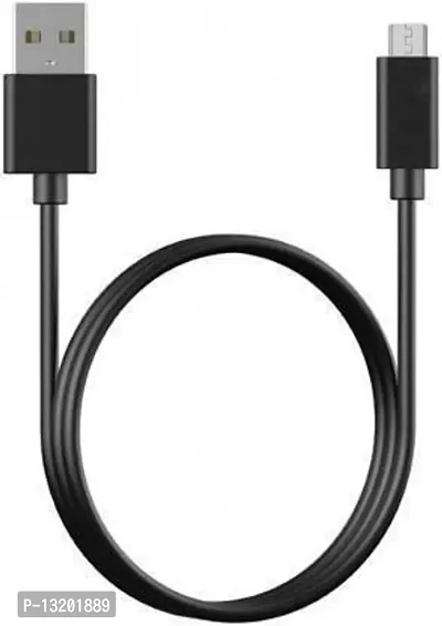 Transfer Easy to Use Rapid Charging Cable 1 m Micro USB Cable (Compatible with Redmi Y2, Black, One Cable)