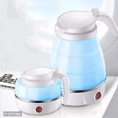 Electric Portable Foldable Silicon Kettle Collapsible for Tea Coffee Water_K39