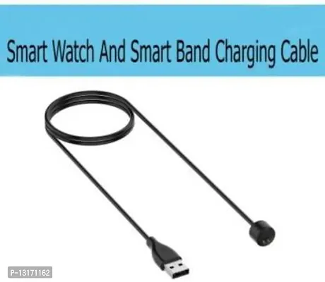 AMF_564L_M5 Fitness Band Cable Charging Cable|| Fast Charging Cable 0.1 m Micro USB Cable (Compatible with M3 Band) 0.15 m Micro USB Cable&nbsp;&nbsp;(Compatible with Fitness band m3\m4, Black)