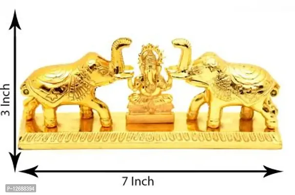 Decorative Showpiece - 7 cm&nbsp;&nbsp;(Brass, Gold)_ES26-thumb2